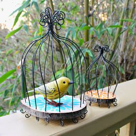 Mark Montano: Cute Decorative Birdcages DIY Decorative Bird Cages, Mark Montano, Wire Birds, Diy Bird Cage, Chicken Wire Art, Spirit Art Dolls, Twine Crafts, Wire Art Sculpture, Bird Cage Decor