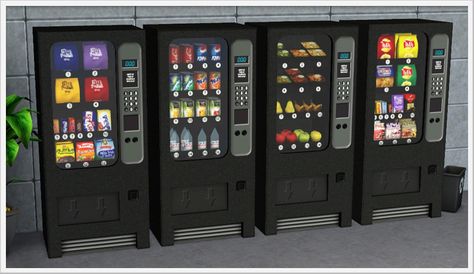 Around the Sims 3 | Custom Content Downloads| Objects | Appliance | Vending Machines Sims4 Food, Around The Sims 4, Sims Builds, Sims 4 Clutter, Kitchen Clutter, Play Sims, Sims 4 House Design, Sims Games, The Sims 4 Download