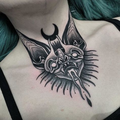 Throat Tattoo Designs, Throat Tattoos, Full Neck Tattoos, Throat Tattoo, Dibujos Tattoo, Neck Tattoos Women, Cool Chest Tattoos, Chest Tattoos For Women, Chest Piece Tattoos