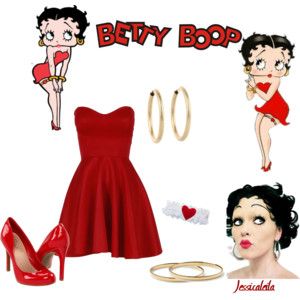 Betty Boop Halloween Costume, Betty Pop, Betty Boop Costume, Betty Boop Halloween, Classy Halloween, Pretty Halloween Costumes, Holloween Costume, Hallowen Costume, Trendy Halloween Costumes