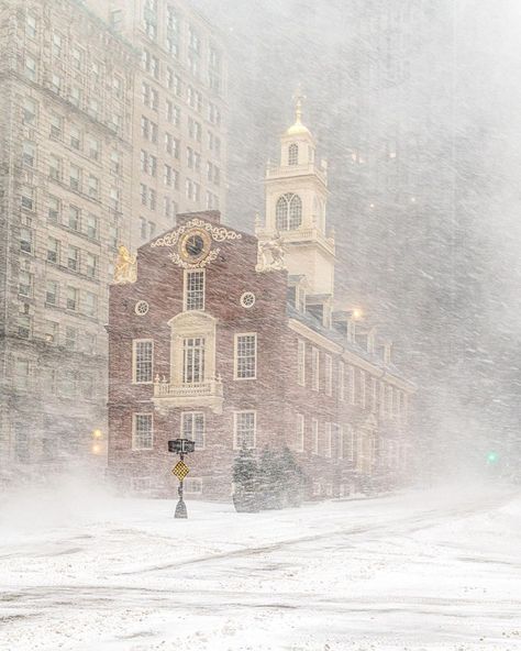 Jack New Yorker in Boston on Instagram: “Bruised and Battered. I’ve posted many Old State House shots in the snow but of all the photos I took yesterday, this one best…��” Boston In December, A Snowy Day, Snowy Day, In Boston, New Yorker, The Snow, Big Ben, New England, Taj Mahal