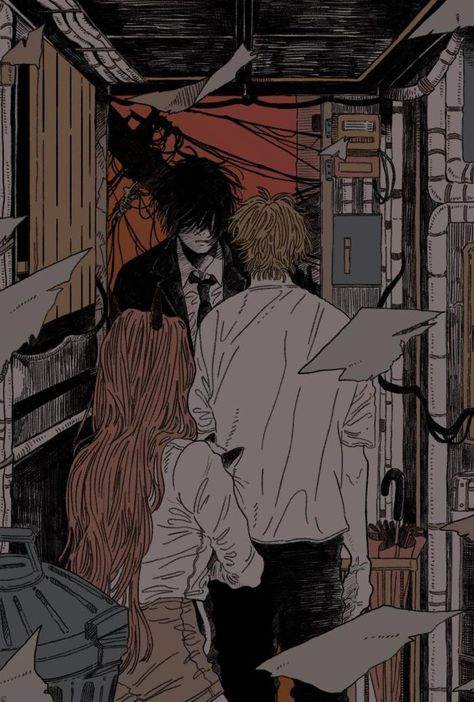 Dont Open The Door Denji, Hackercore Aesthetic, Chainsaw Man Art, Man Wallpaper, Anime Wall Art, Fanarts Anime, Chainsaw Man, Pretty Art, Chainsaw