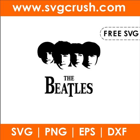 Band Svg Files Free, Music Logos, Beatles Albums, Free Svg Files For Cricut, Tumbler Ideas, Free Cut Files, Diy Cricut, Free Svg Cut Files, Svg Free