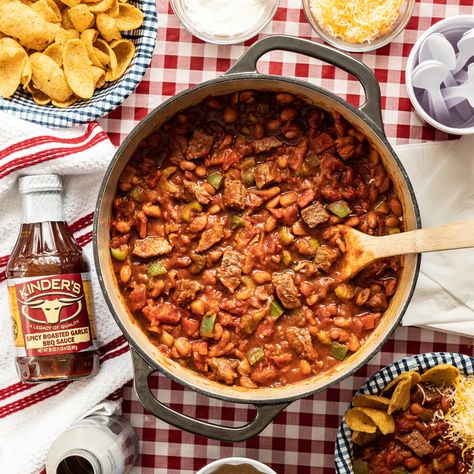 Tri Tip Chili, Slow Cooker Tri Tip, Tailgate Chili, Soup Sunday, Delish Dinners, Bacon Chili, Butcher Box, Chili Beans, Easy Delicious Dinners