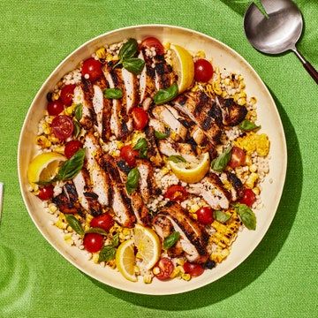 Couscous Recipe, Grilled Scallops, Couscous Recipes, Couscous Salad, Boneless Chicken Thighs, Chicken Marinades, Grilled Pork, Easy Weeknight Meals, Couscous