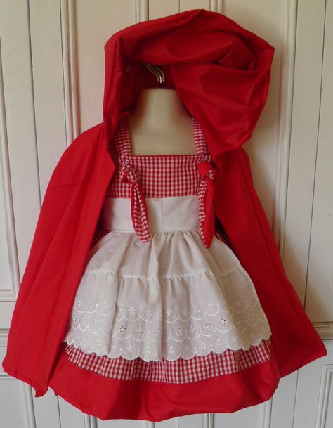 Red Riding Hood Party, Costume Carnaval, Red Ridding Hood, Red Riding Hood Costume, Mia 3, Girls Boutique, Baby Costumes, Little Red Riding Hood, Red Riding Hood