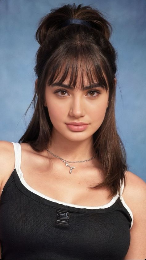 90's yearbook Senior Headshots Yearbook Portraits, 90s Yearbook Photos, School Stereotypes, 90s Yearbook, High School Stereotypes, Maggie Duran, Yearbook Photoshoot, School Picture Day, American Makeup