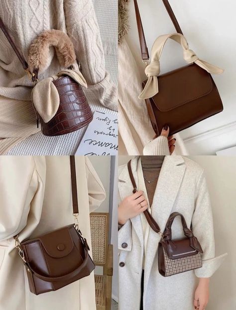 Nude Bag Outfit, Sling Bags Women Casual, Sling Bag Outfit, Sling Bags Women, Sacs Tote Bags, Stylish School Bags, My Style Bags, Trendy Purses, Tas Fashion