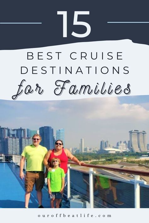 Choosing the perfect cruise destination can make all the difference in your family’s vacation. We’ve listed all the best cruise destinations for families alphabetically since different places will be best for different families based on your preferences. Whether you're looking for simple and fun summer ideas, or a truly memorable summer bucket list idea, there's something for everyone on our list! Best Cruises For Families, Top Vacations With Kids, Cruising With Toddlers, Best Cruises For Families With Teens, Cruising With Kids Royal Carribean, Amazon River Cruise, Norwegian Cruise Line, Mediterranean Cruise, Norwegian Cruise