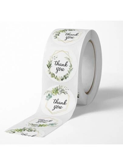 Bakery Crafts, Thank You Labels, Round Labels, Envelope Seal, Handmade Sticker, Craft Wedding, Envelope Seals, Thank You Stickers, Scrapbook Stickers