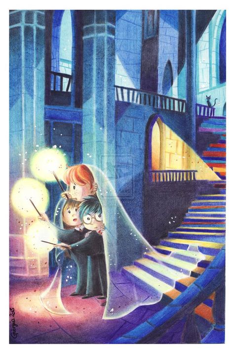 Harry Potter Characters Are Reimagined in AMAZING Fan Art Fanart Harry Potter, Citate Harry Potter, Art Harry Potter, Tapeta Harry Potter, Buku Harry Potter, Yer A Wizard Harry, Theme Harry Potter, Desenhos Harry Potter, Images Harry Potter