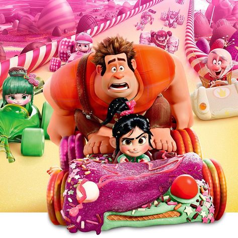 Sugar Rush Racers! 🍭🍬🍫 What would you build your cart out of? • #wreckitralph #vanellope #vanellopevonschweetz #sugarrushracers #candy… Sugar Rush Racers, Parent Holiday Gifts, Reading Wallpaper, Vanellope Y Ralph, Vanellope Von Schweetz, Movie Club, Lines Wallpaper, Halloween Costume Contest