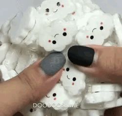 White Stimboard, Cloud Gif, Sensory Gifs, Stimboard Gifs, White Slime, Stim Gifs, Stim Board, Sensory Boards, Rainbow Aesthetic