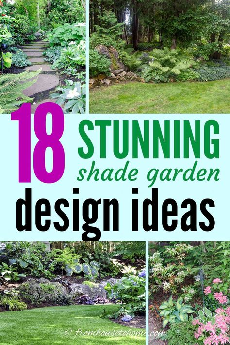 Front Yard Garden Beds, Small Front Yard Garden, Shade Perennial Garden, Garden Design Ideas Inspiration, Shade Landscaping, Shade Garden Design, Woodland Gardens, Backyard Gardens, Ferns Garden