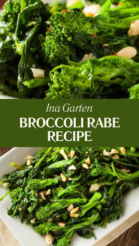 Ina Garten Broccoli Rabe Recipe Broccoli Rabe Recipes Sausage, Broccoli Rabe Pasta Recipes, Broccoli Rabe Recipes Sauteed, How To Cook Broccoli Rabe, Broccoli Rabe Recipes Italian, Broccoli Rob Recipe, Olive Garden Broccoli, Broccoli Rob, Broccoli Rabe Recipes