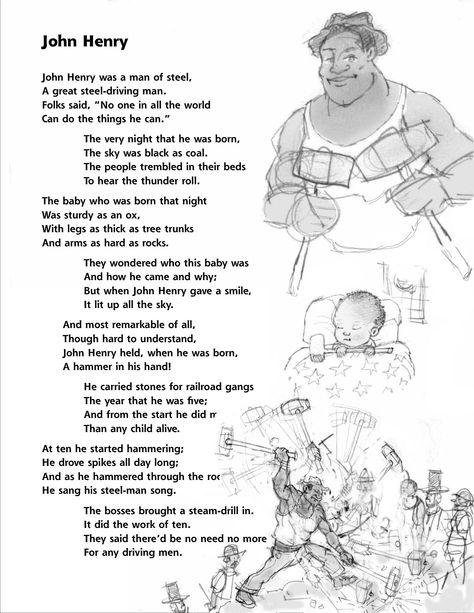 Rough layout from forthcoming book (Fall 2013/Little,Brown) - "You Read to Me I'll Read to you, very short Tall Tales to read together", Text copyright - Mary Ann Hoberman Poem Prompts, Read Together, Story Poems, Tall Tales, Book Shop, Kindergarten Teacher, Mary Ann, Cub Scouts, Man Of Steel