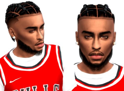 XxBlacksims - Trey Braids new male hair on my patreon:)... Sims 4 Afro Hair Male, Sims 4 Afro Hair, Sims 4 Curly Hair, Sims 4 Men Clothing, Afro Hairstyles Men, Sims 4 Hair Male, Sims 4 Male Clothes, Sims 4 Black Hair