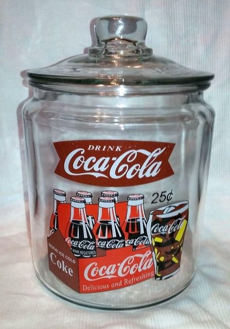 Coca Cola Six Pack Glass Counter Jar Coca Cola Wallpaper, Coca Cola Merchandise, Glass Counter, Coca Cola Decor, Always Coca Cola, Pillsbury Doughboy, World Of Coca Cola, Coca Cola Can, Coke Cola