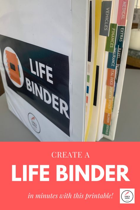 Track Finances, Life Organization Binder, Family Emergency Binder, Home Organization Binders, Kids Chores, Estate Planning Checklist, Emergency Binder, Family Binder, Household Binder