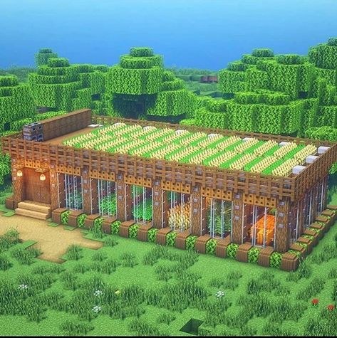 13.4k Likes, 51 Comments - Minecraft Builds & Designs (@minecraftbuildsdesigns) on Instagram: “Amazing greenhouse! 🤩————————————————————— Follow @minecraftbuildsdesigns Follow…” Minecraft Pretty, Minecraft Greenhouse, Minecraft Cottagecore, Minecraft Dream, Games Minecraft, Modern Minecraft Houses, Cottagecore Minecraft, Minecraft Shaders, Mc Ideas