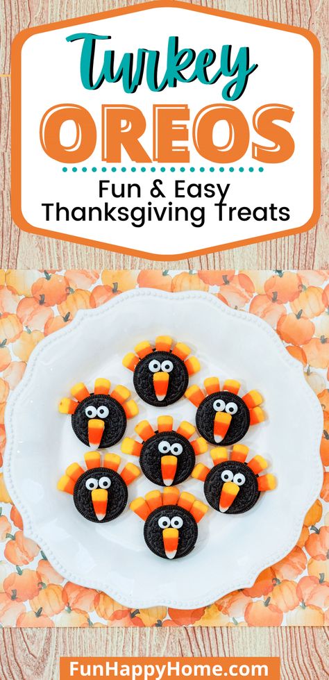 Oreo Turkeys Thanksgiving, Oreo Turkeys Treats For Kids, Turkey Oreos, Thanksgiving Lasagna, Thanksgiving Oreo Turkeys, Oreo Turkeys, Grateful Turkey, Oreo Turkey, Turkey Desserts