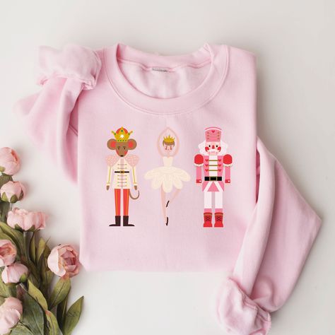 Nutcracker Pink, Nutcracker Shirt, Ballet Shirts, Pink Nutcracker, Ballet Gift, Family Christmas Shirts, Nutcracker Christmas, Tee Outfit, Holiday Shirts