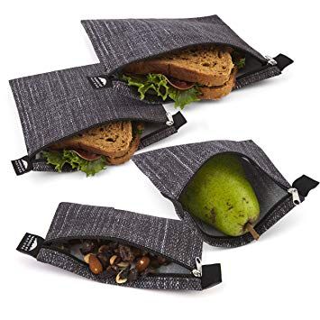 wishlist || Amazon.com: Nordic By Nature Premium Turquoise Sandwich & Snack Bags | Designer Set of 4 Pack | Resealable, Reusable and Eco Friendly Dishwasher Safe Lunch Bags | Functional Easy Open Zipper | Great Value Bags: Kitchen & Dining Green Sandwich, Desk Lunch, Reusable Sandwich Bags, Reusable Snack Bag, Sandwich Bags, School Lunches, Snack Bags, Insulated Lunch Bags, School Lunch