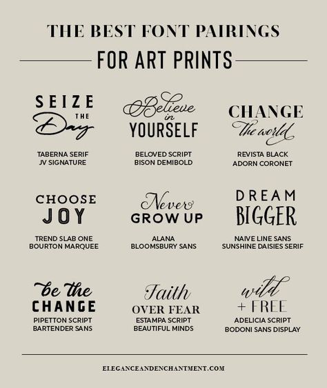 Best Font Pairings for Art Prints - Elegance & Enchantment Fonts For Food Business, Quicksand Font Pairing, Capcut Font Combination, League Spartan Font Pairing, Vintage Font Pairing, Western Font Pairings, 3 Font Combinations, Adobe Font Pairings, Illustrator Fonts