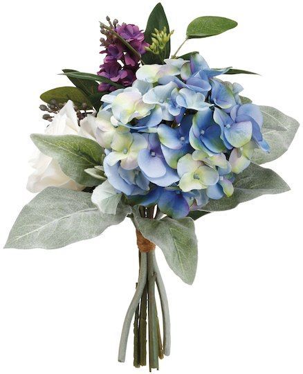 Find the Blue & Purple Hydrangea, Lilac & Rose Bouquet at Michaels.com. Vibrant shades of blue and purple lend this lush hydrangea, lilac and rose bouquet a nostalgiac touch, making it perfect for a Boho bridal bouquet or wedding décor accent. Lilac Wedding Flowers, Spring Bright, Wedding Flower Guide, Aisle Decorations, Purple Bouquets, Lilac Bouquet, Purple Hydrangea, Wedding Flower Girl Basket, Tropical Wedding Flowers