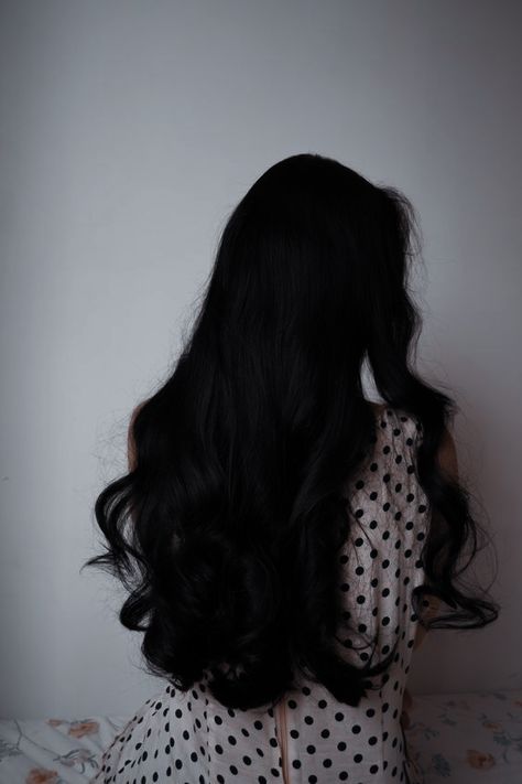 Healthy Black Hair, Black Hair Aesthetic, Long Shiny Hair, Long Hair Pictures, Hairdo For Long Hair, Long Black Hair, Beautiful Long Hair, Dream Hair, Love Hair