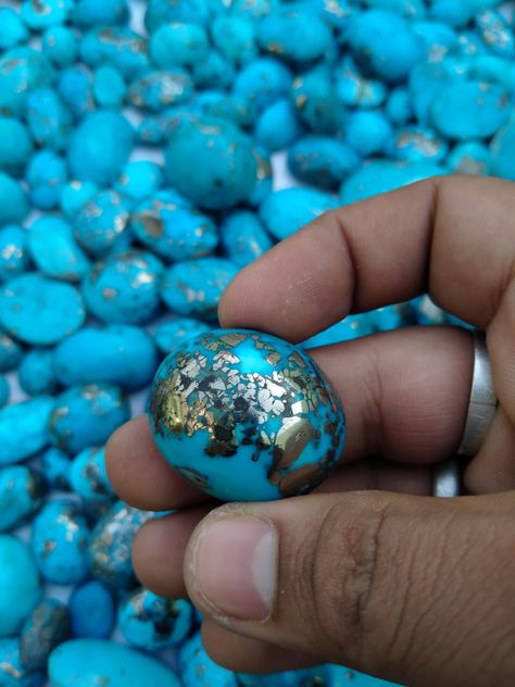 Natural Iranian Turquoise Feroza Stone, Golden Texture, Elephant Design, Rocks And Gems, Chakra Stones, 925 Silver Jewelry, Natural Turquoise, Natural Essential Oils, Turquoise Gemstone