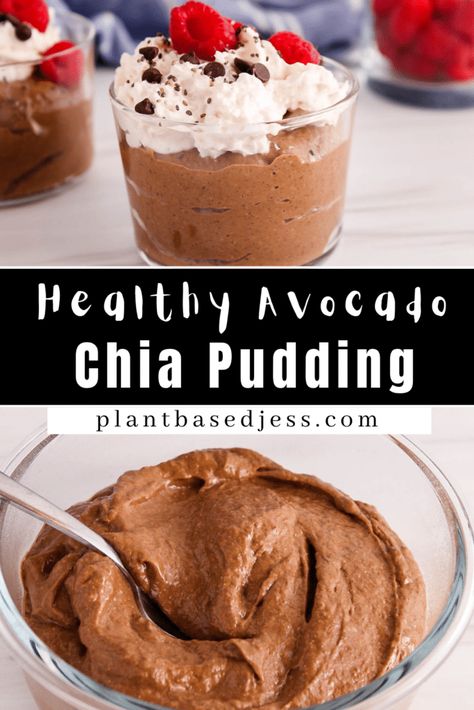 Veganuary Recipes, Sweet Savory Recipes, Avocado Chocolate Pudding, Vegan Recipes Plant Based, Vegan Breakfast Ideas, Chocolate Avocado, Chia Pudding Recipes, Milk It, Stuffed Avocado Healthy