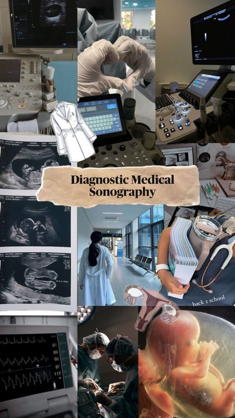 Sonography Aesthetic, Diagnostic Medical Sonography Student, Ultrasound School, Sonography Student, Nursing School Inspiration, Medical Sonography, Radiology Student, Nursing Goals, Ultrasound Technician