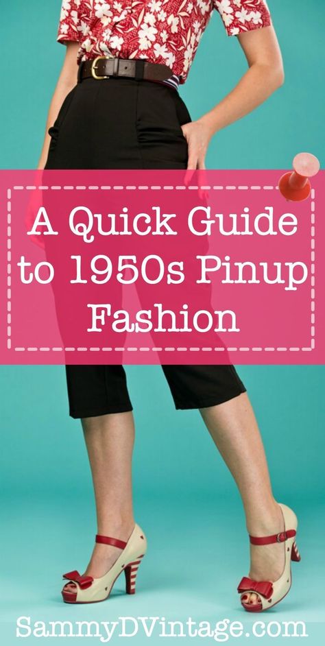 A Quick Guide to 1950s Pinup Fashion | Gorgeous Vintage Fashion you Could Wear Today! Pinup Fashion Vintage, Pinup Fashion Modern, Diy 50s Outfit, 1950s Pinup Fashion, 1950s Clothes Women, 50 Fashion Vintage 1950s, Modern 1950s Fashion, 1950s Outfits Women, 1950s Fashion Women Casual