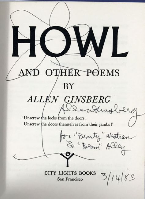 Howl Allen Ginsberg, Howl And Other Poems, Allen Ginsberg Poetry, Allen Ginsberg Howl, Kill Your Darlings, Allen Ginsberg, Beat Generation, Blackout Poetry, Rock N’roll