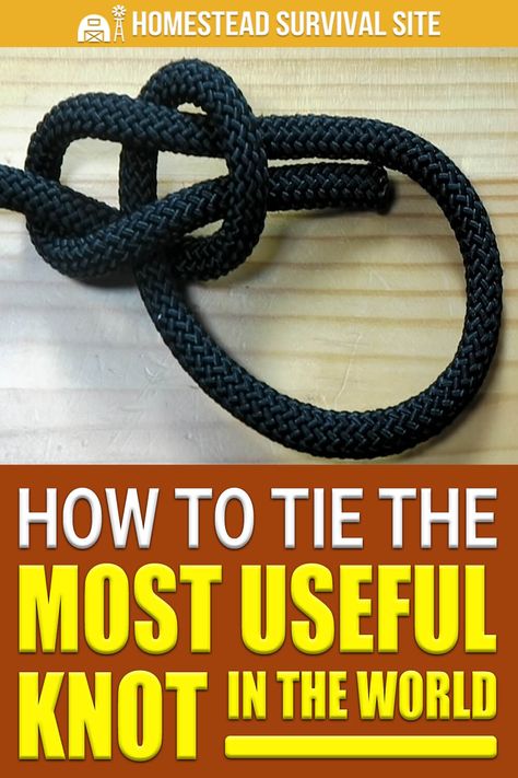 How To Braid Rope, Boating Knots, Easy Knots, How To Tie Knots, Scout Knots, How To Tie A Knot, Knot Guide, Sailing Knots, Bowline Knot