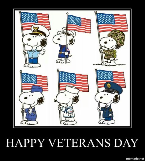 Veterans Day Snoopy Memorial Day, Happy Snoopy, Peanuts Wallpaper, Funny Cartoon Memes, Snoopy Quotes, Snoopy Pictures, American Flags, Military Love, Snoopy Love