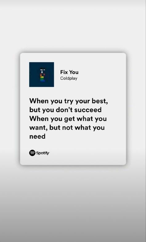 Fix You Lyrics, Deep Lyrics, Fix You Coldplay, Coldplay Lyrics, Fb Layout, Summer Child, My Love Song, Meaningful Lyrics, Favorite Lyrics