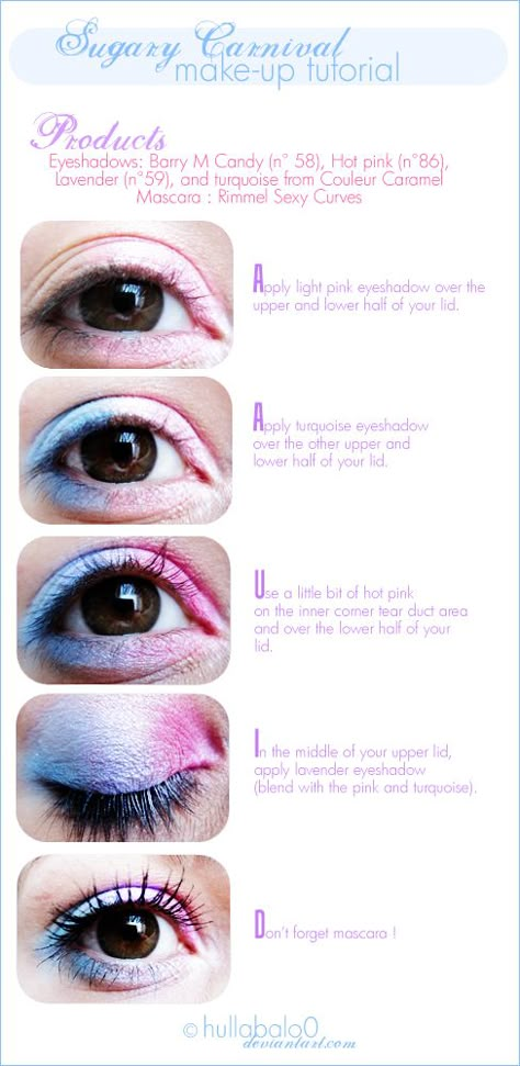 Sugary_Make_up_tutorial_by_hullabalo0  Lolita , Kawaii ,Cute ,Makeup , Sweet , Fairy Kei, Fairy Kei Makeup, Fun Eyeshadow, Turquoise Eyeshadow, Rimmel Mascara, Light Pink Eyeshadow, Makeup Tumblr, Kei Visual, Kawaii Makeup, Japanese Makeup