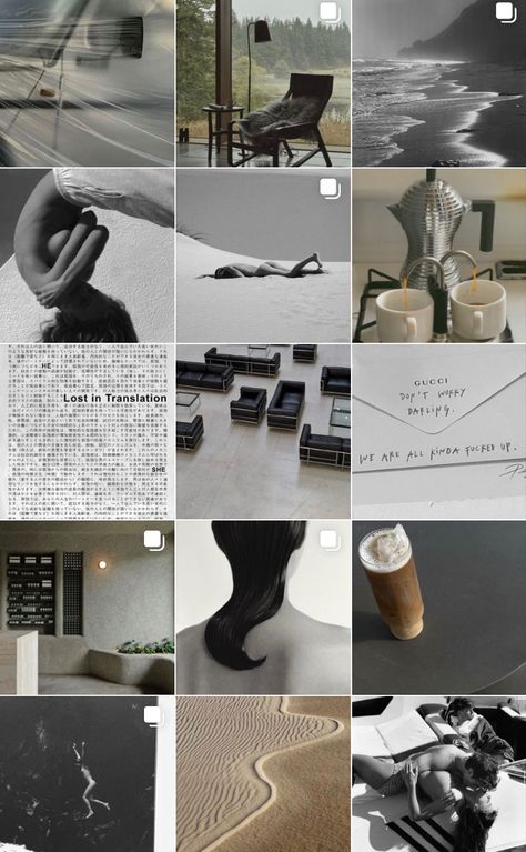 Minimal Moody Aesthetic, Moody Ig Aesthetic, Instagram Moodboard Inspiration, Insta Mood Board, Moody Instagram Aesthetic, Moodboard Inspiration Mood Boards Ideas, Art Instagram Feed, Moody Instagram Feed, Aesthetic Instagram Feed Ideas