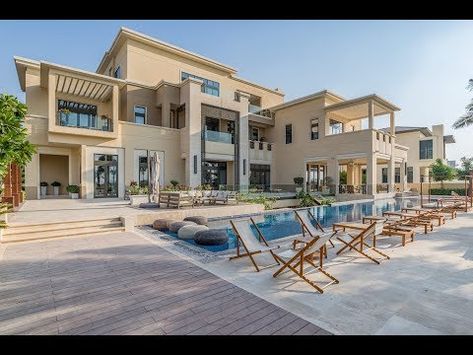 We are delighted to present this stunning 7-bedroom #mansion in #Dubai_Hills_Estate. Located in the #Hills Grove enclave Dubai Hills, Build My Own House, Dubai Houses, Luxury Plan, Dream Mansion, Palm Jumeirah, Mansions Luxury, Mansions Homes, Luxury Homes Dream Houses