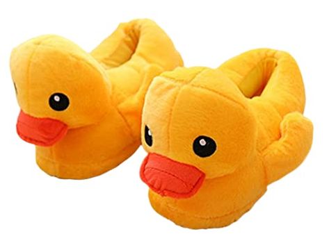 Duck Slippers, Slippers Cartoon, Funny Slippers, Lucky Ducky, Duck Feet, Animal Slippers, Funny Duck, Shoes Cute, Comfortable Slippers