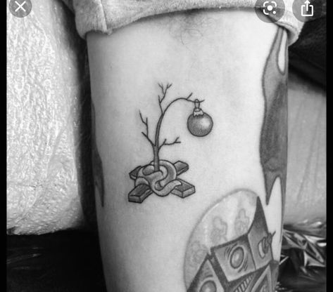 Charlie Brown Tree Tattoo, Charlie Brown Christmas Tattoo, Charlie Brown Christmas Tree Tattoo, Charlie Brown Tattoo, Christmas Tree Tattoo, Brown Christmas Tree, Browning Tattoo, Charlie Brown Tree, Charlie Brown Christmas Tree