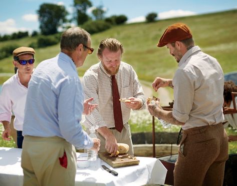 Photos: Guy Ritchie’s Clay-Pigeon Shoot at His House in Wiltshire, Eng | Vanity Fair Guy Ritchie Style, Trudie Styler, Clay Pigeon Shooting, Clay Pigeon, Wiltshire England, Clay Pigeons, Fortnum Mason, Picnic Lunch, Guy Ritchie