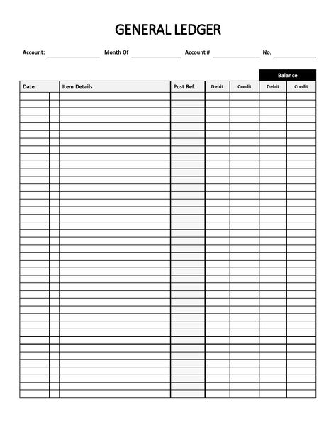 Ledger Printable, Luxury Journal, Accounting Ledger, Chart Of Accounts, General Ledger, Folder Templates, Business Rules, Accounts Payable, Balance Sheet