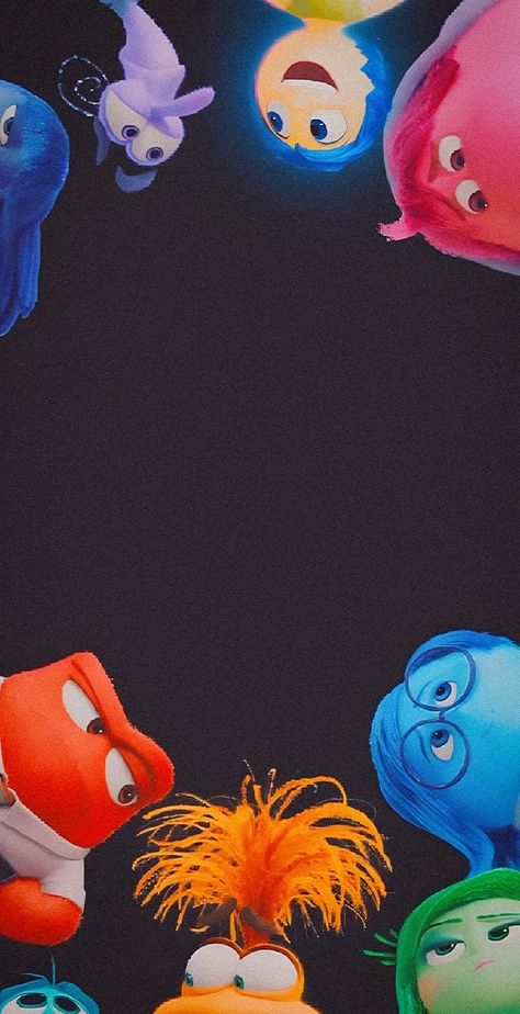 Disney Lockscreen, Inside Out2, Movie Inside Out, Border Wallpaper, Jelly Wallpaper, Disney Inside Out, Wallpaper Disney, Cute Fall Wallpaper, Karakter Disney