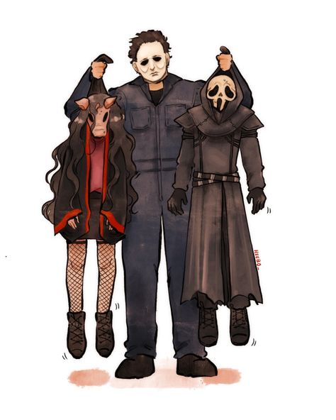 Dead By Daylight Fanart, Michael Myers Art, Amanda Young, Horror Fanatic, Camp Buddy, Scary Movie Characters, Slasher Movies, Dead By Daylight, Horror Movie Art