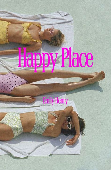 Happy Place by Emily Henry is the perfect summer beach read ☀️ but let’s make it aesthetic ✨ This is how I redesigned the cover! #emilyhenry #emilyhenrybooks #happyplace #happyplaceemilyhenry #summerreads #beachreads #bookrecommendations #tbr #aestheticbook #bookcover #graphicdesign #graphicdesigner #graphicdesigninspo #aestheticbookcover #readingaesthetic Happy Place Emily Henry Book Cover, Emily Henry Poster, Henry Core, Aesthetic Book Cover, Emily Henry Aesthetic, Book Cover Redesign, Happy Place Emily Henry, Henry Aesthetic, Tbr Books