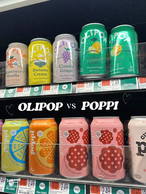 Yes, Lemon 8 influenced me as well and now my fridge is full of digestive sodas 😅 I can’t say that I’m Olipop team or Poppi team, Olipop Soda, Fizzy Drinks, Food Business Ideas, Ariana Grande Album, Arabic Dress, Tartaric Acid, Fizzy Drink, Food Business, Vegetable Juice