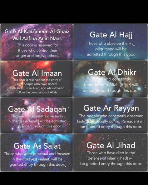 “The gates of Jannah...❤❤❤ Doors Of Jannah, Gates Of Hell, Islamic Posters, Muslim Lifestyle, Be Blessed, Peace And Harmony, Quran Quotes Inspirational, Every Single Day, Singles Day